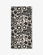 Black Flower  Garden Bar Towel