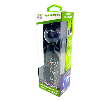 Gadget Gear Plasma Dual USB-C & USB-A Car Charger