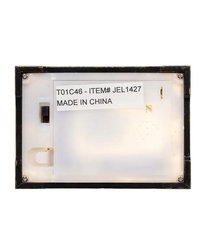 6.54" Battery Operated LED Snowman Water Lantern