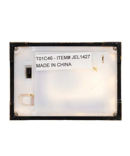 6.54" Battery Operated LED Snowman Water Lantern