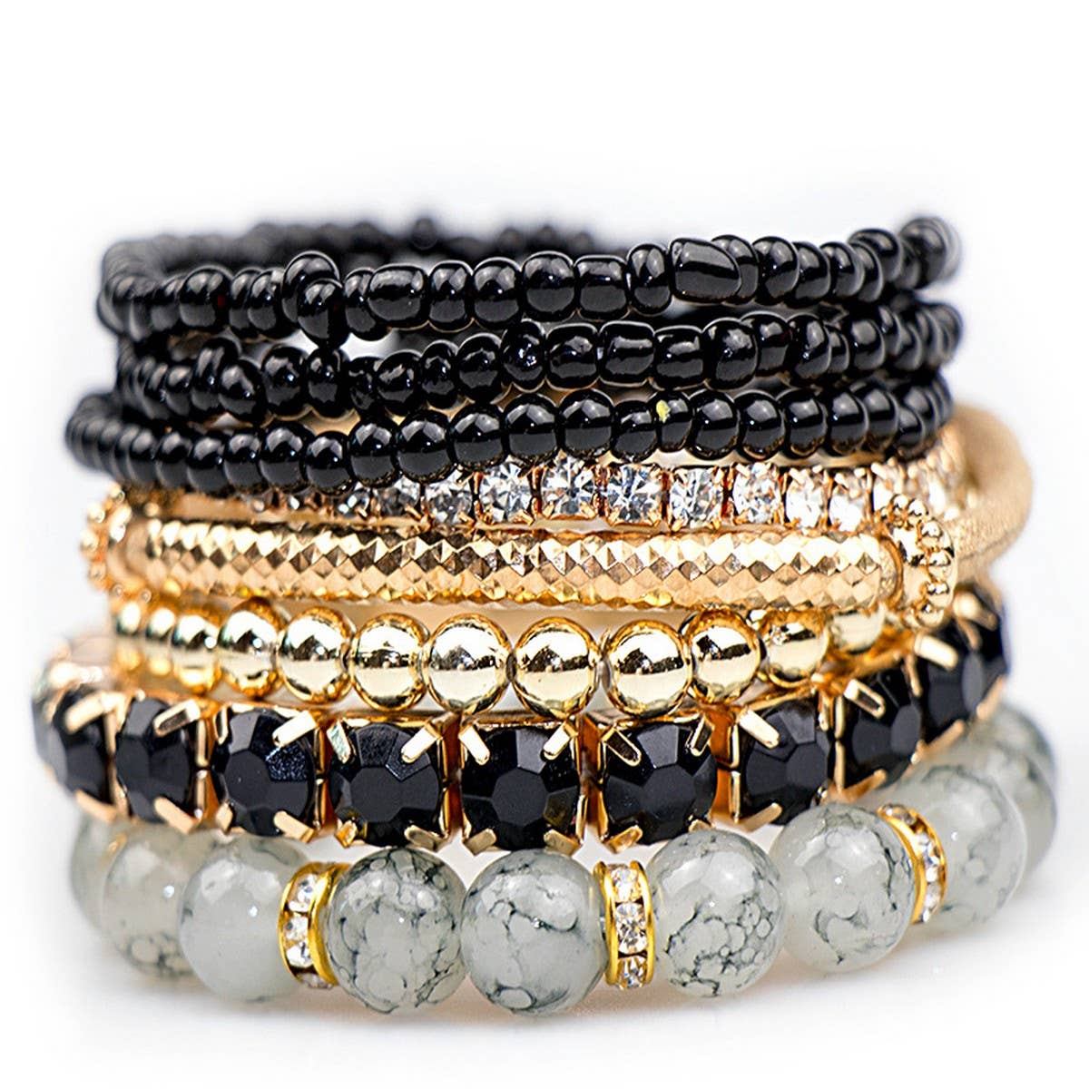 BOHEMIAN CREATIVE GLASS BEAD BRACELET