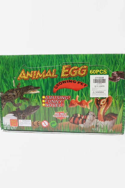 60-Pcs Growing Animal Egg Toy