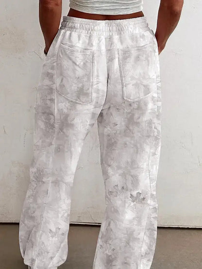 Camo Print Baggy Jogger Sweatpants Women