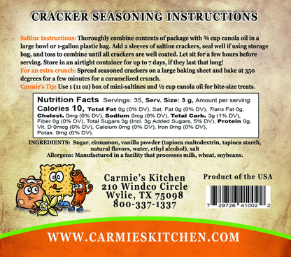 Snickerdoodle Cracker Seasoning
