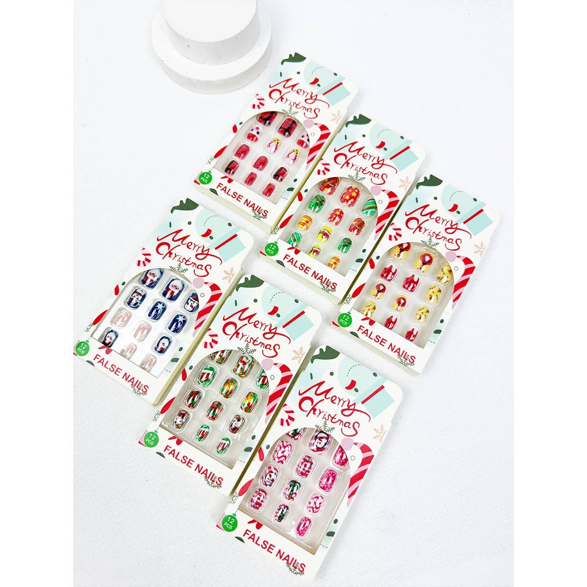 Christmas Theme Fancy Press On Nails