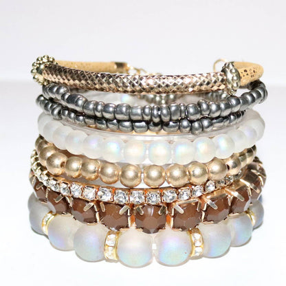BOHEMIAN CREATIVE GLASS BEAD BRACELET