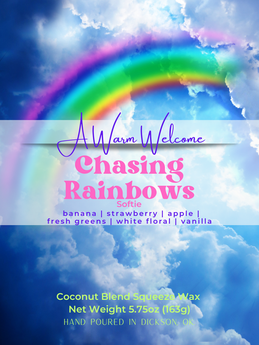 Chasing Rainbows Softie | Soft Wax Melt | Squeeze Candle