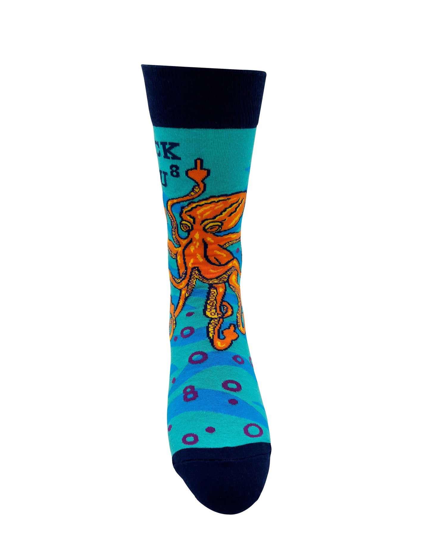 F..k You To The Eight Men's Novelty Crew Socks
