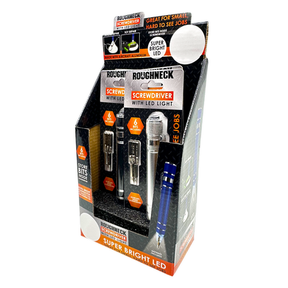 Roughneck LED Screwdriver with Bits Assortment