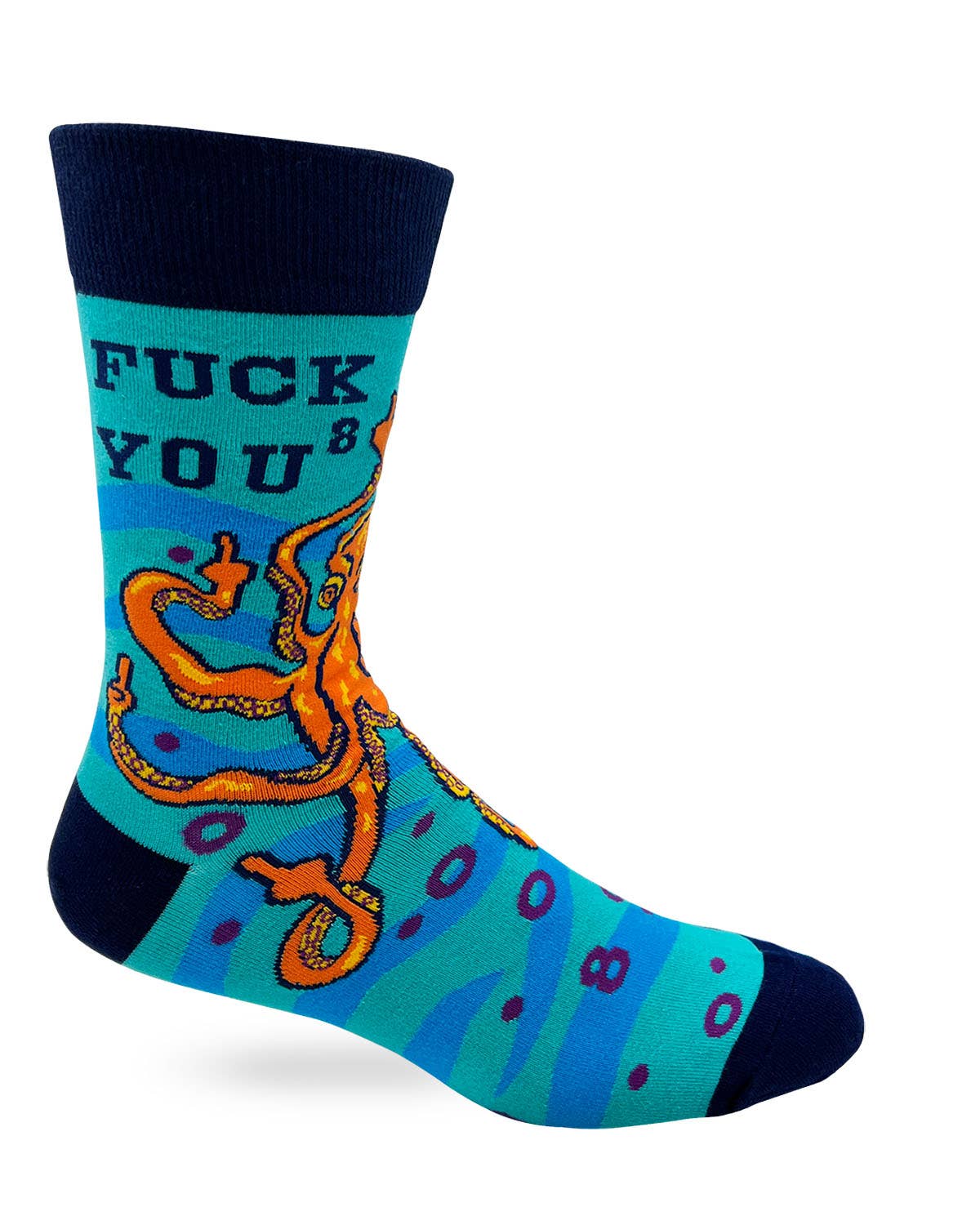 F..k You To The Eight Men's Novelty Crew Socks