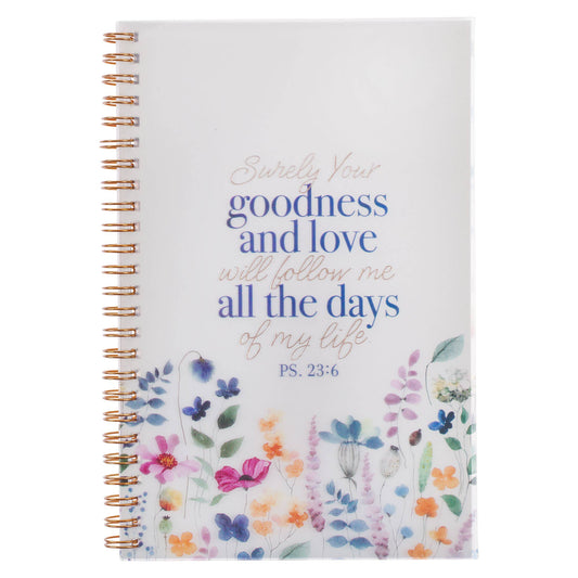 Notebook Wirebound Goodness & Love Ps. 23:6