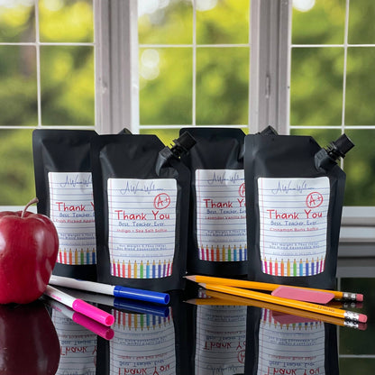 Teacher Indigo + Sea Salt Softie | Scented Squeeze Wax Melt