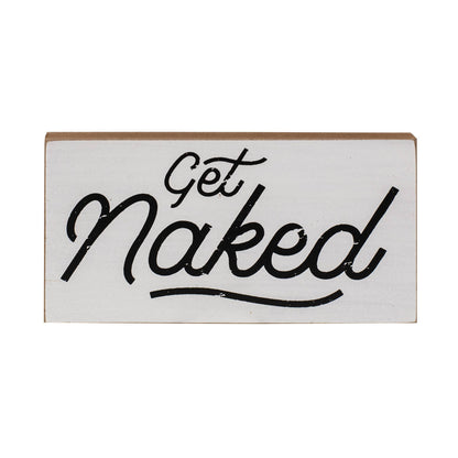 Get Naked Wood Block