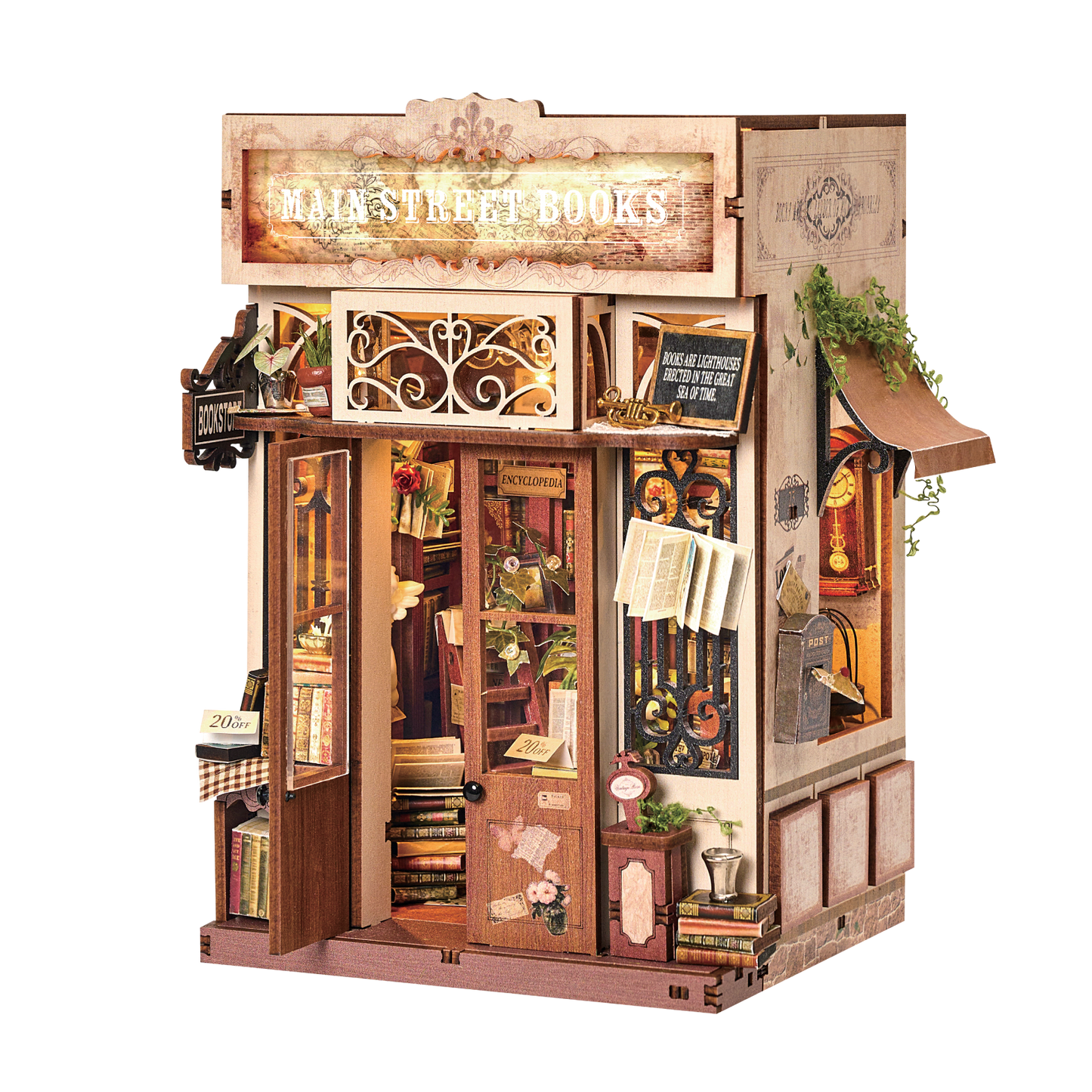 DIY Book Nook Kit: Main Street Books