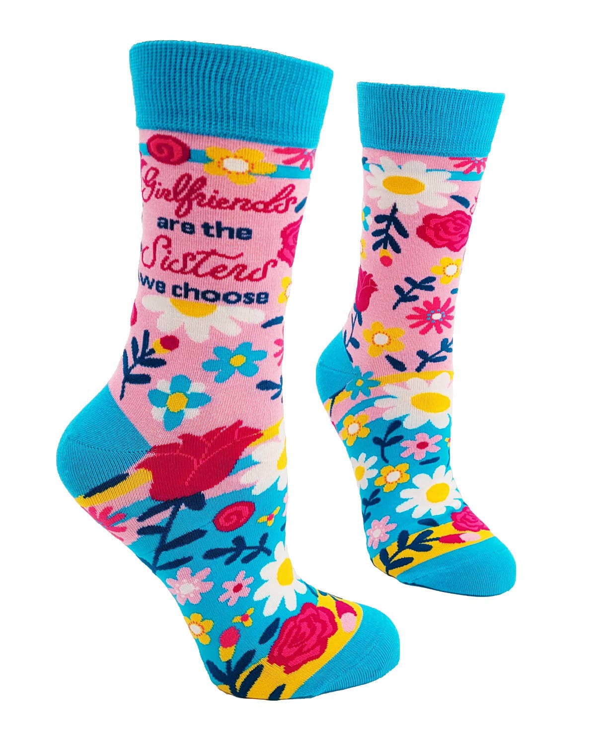 Girlfriends are the Sisters We Choose Women's Crew Socks
