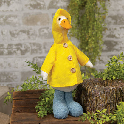 Standing Duck in Raincoat