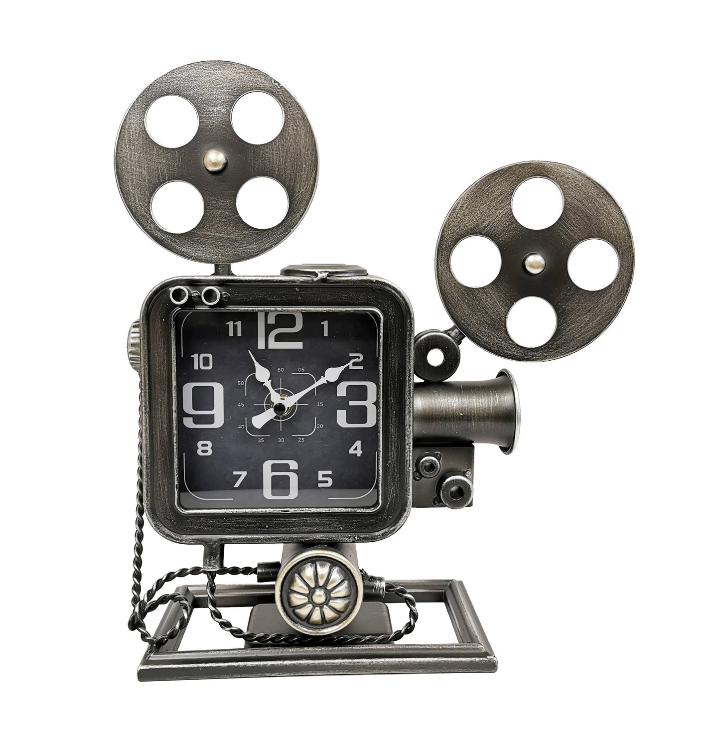 Vintage Film Projector Table Clock