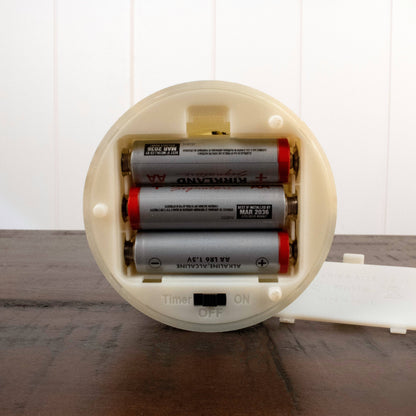 A Savior is Born Fiber Optic Candle