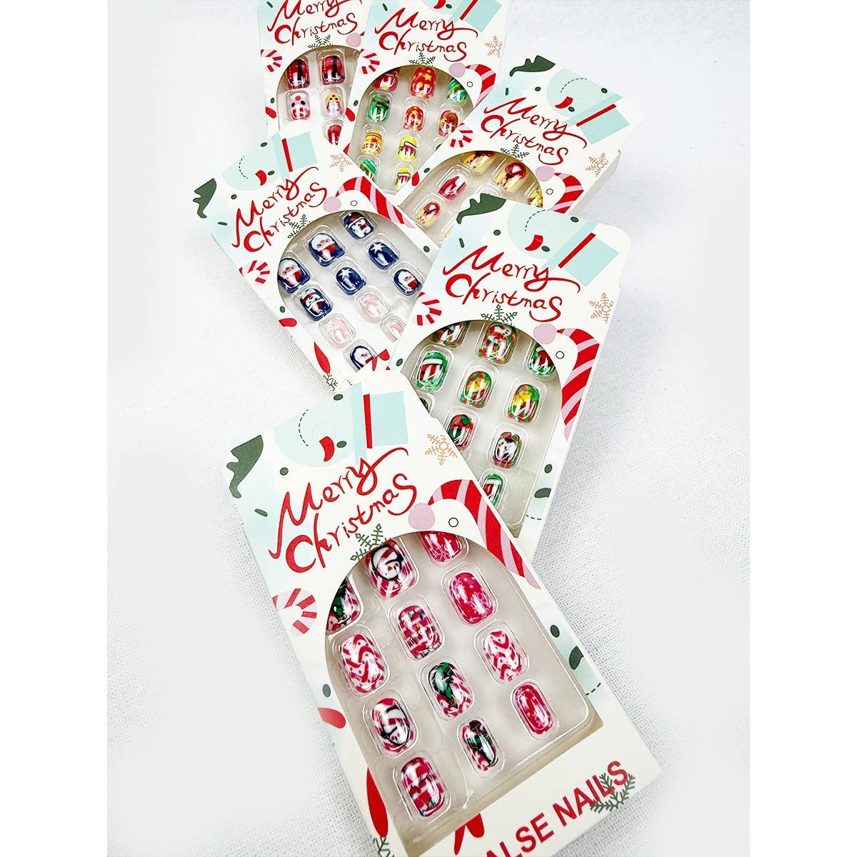 Christmas Theme Fancy Press On Nails