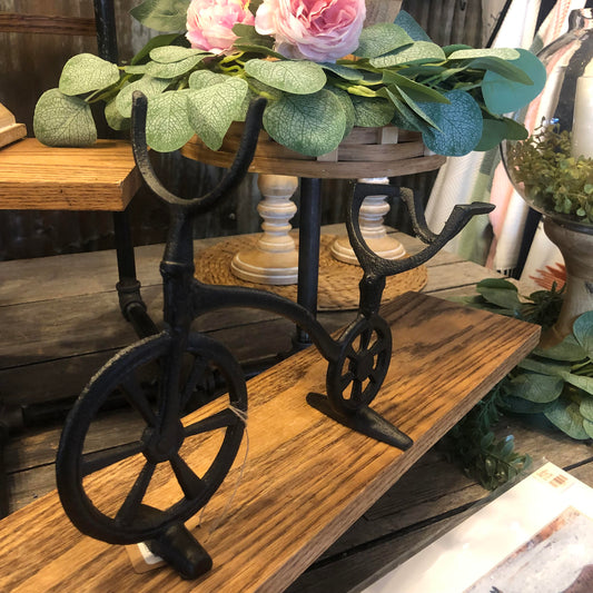 Black Bike Wine Bottle Holder
